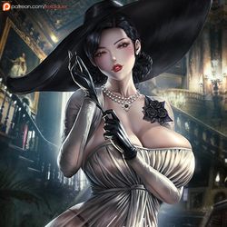 This is a pixiv picture whose title is [resident evil 8] alcina.