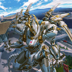 This is a pixiv picture whose title is 【Gate Ruler】Dragon-Naruikazuchi.