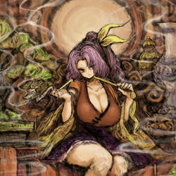 This is a pixiv picture whose title is 駒草山如.