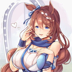 This is a pixiv picture whose title is スーパークリーク.