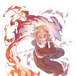 This is a pixiv picture whose title is 心を燃やせ.