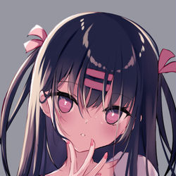 This is a pixiv picture whose title is ・・・♥.