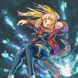 This is a pixiv picture whose title is 深海.
