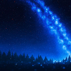 This is a pixiv picture whose title is Astronomy night - Commission.