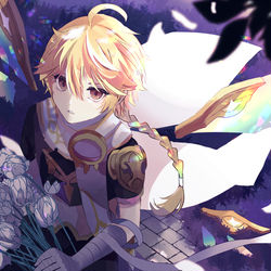 This is a pixiv picture whose title is fall down.