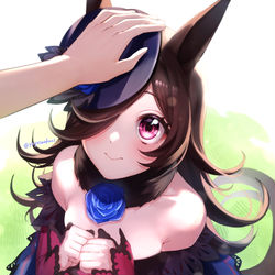 This is a pixiv picture whose title is ライスシャワーちゃん.