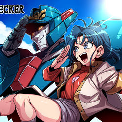 This is a pixiv picture whose title is ブレイブポリス.