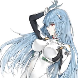 This is a pixiv picture whose title is 綾波レイ.