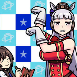 This is a pixiv picture whose title is ゴールドシップ.