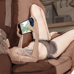 This is a pixiv picture whose title is ダラダラ.