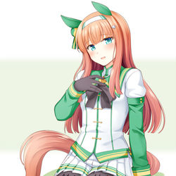 This is a pixiv picture whose title is サイレンススズカ.