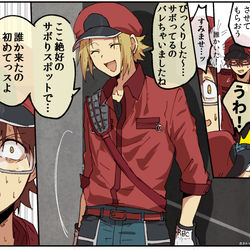 This is a pixiv picture whose title is 輸血先で.