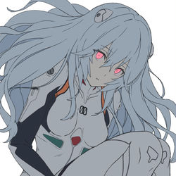 This is a pixiv picture whose title is ロング綾波.