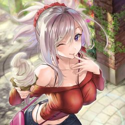 This is a pixiv picture whose title is 武蔵ちゃん.