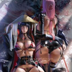 This is a pixiv picture whose title is 新・暁メンバー 新型曉 New Akatsukis.