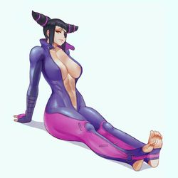 This is a pixiv picture whose title is Juri Han [street fighter].