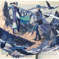 This is a pixiv picture whose title is 【PFMOH】遠望の果て.