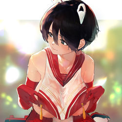 This is a pixiv picture whose title is ツバキ.