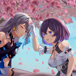 This is a pixiv picture whose title is 樱花.