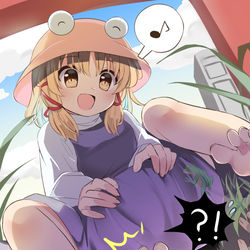 This is a pixiv picture whose title is スカート捕食.