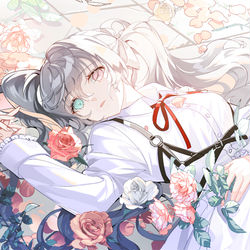 This is a pixiv picture whose title is *.