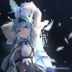 This is a pixiv picture whose title is Eula.