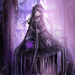 This is a pixiv picture whose title is 『ミレーネ　～デシャール家の堕天使～』.