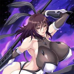 This is a pixiv picture whose title is 幻影の対魔忍.