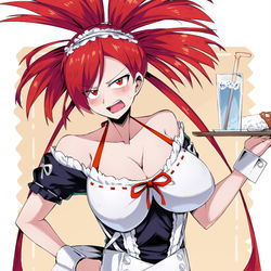 This is a pixiv picture whose title is ウェイトレスアスナ.