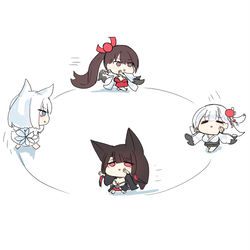 This is a pixiv picture whose title is 重桜の舞.