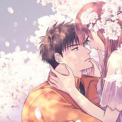 This is a pixiv picture whose title is 【商業情報】指先から本気の熱情（99~100話配信開始）.