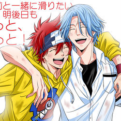 This is a pixiv picture whose title is 【腐】10話祝仲直り（２枚追加）【ラン暦】.