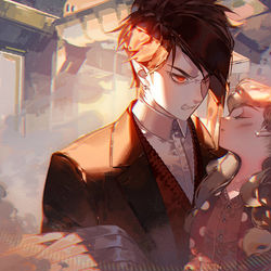 This is a pixiv picture whose title is 守るもの.