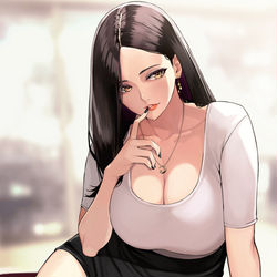 This is a pixiv picture whose title is 誘いお姉さん.