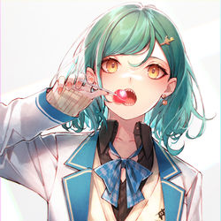 This is a pixiv picture whose title is ヒスイさん.