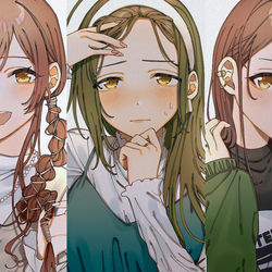 This is a pixiv picture whose title is ヘアアレンジ！なアルストロメリア.