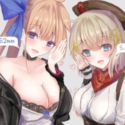 This is a pixiv picture whose title is 7.62mm教と5.56mm教.