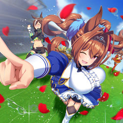 This is a pixiv picture whose title is ウマ娘　ダイワスカーレット.