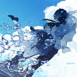 This is a pixiv picture whose title is ひかた.