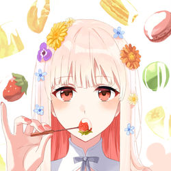 This is a pixiv picture whose title is ホワイトチョコレート.