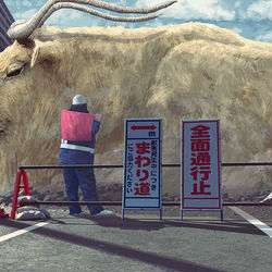 This is a pixiv picture whose title is 有害超獣、その後…②.