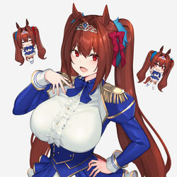 This is a pixiv picture whose title is ダイワスカーレット.
