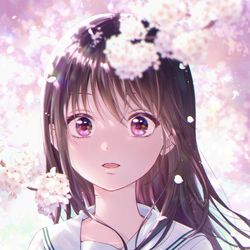 This is a pixiv picture whose title is 桜.