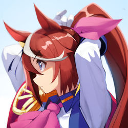This is a pixiv picture whose title is 不屈の帝王.