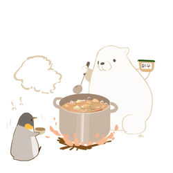 This is a pixiv picture whose title is 豚汁つくる.