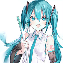 This is a pixiv picture whose title is 初音ミク.