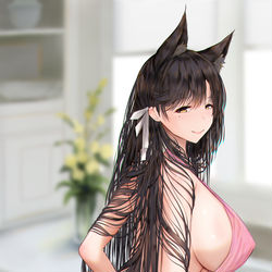 This is a pixiv picture whose title is 愛宕.