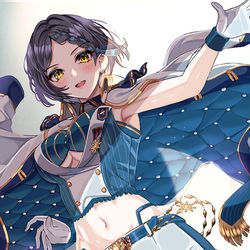 This is a pixiv picture whose title is 速水奏.