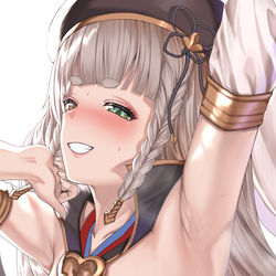 This is a pixiv picture whose title is グラブル腋見せ部　フォリア.