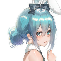 This is a pixiv picture whose title is Miku.